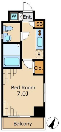 ドゥーエ大森の物件間取画像